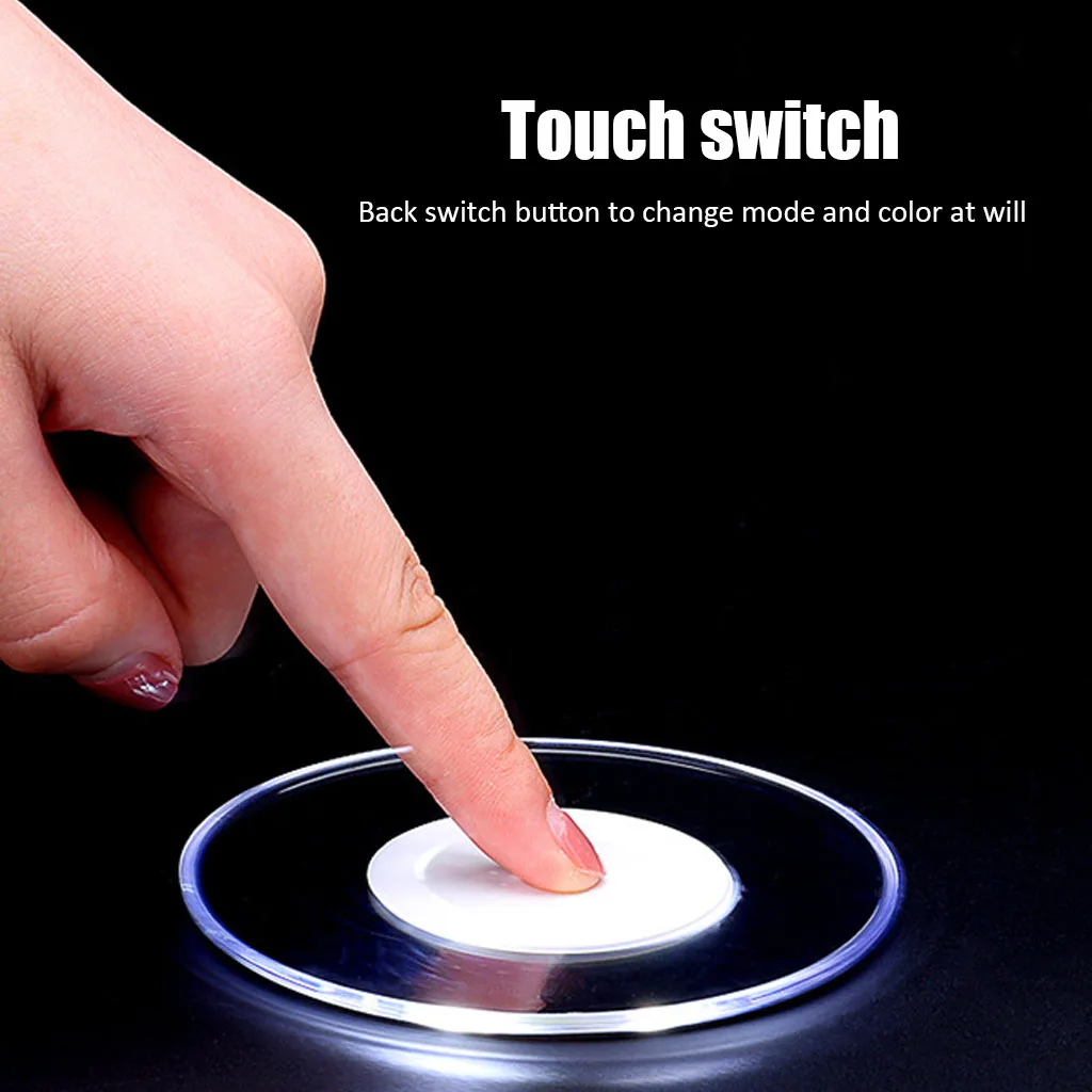 Акриловый кристалл ультра-тонкий квадратный светодиодный светильник