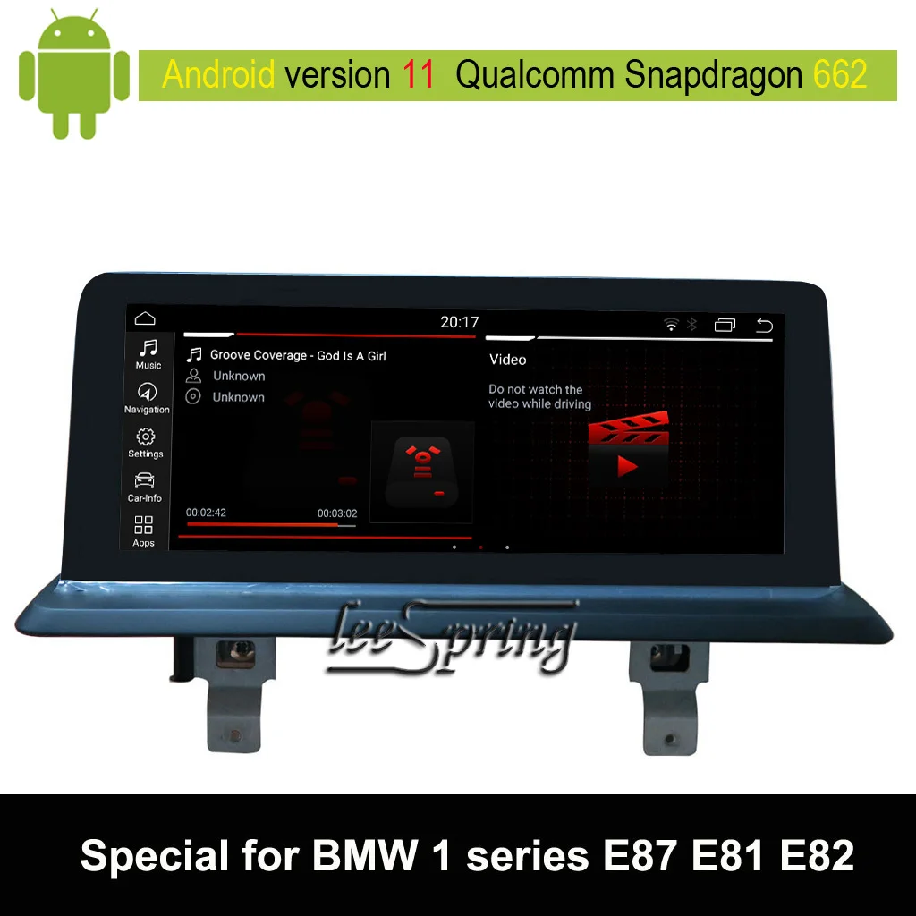 

10.25" Car multimedia Player for BMW 1 series E87 E88 E81 E82 2004-2011 CCC CIC Android 10.0 HD1920*720 8-Core 4G +64G