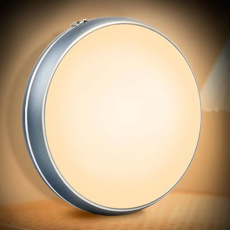 

1200 mAh Ultra-Durable Round Night Light Rechargeable Sunset Lamp Color-Adjustable Warm Light For Children Eye Protection