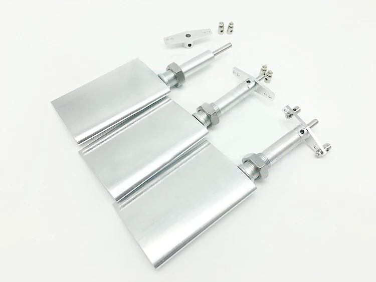 Бесплатная доставка 25*90 мм рулевой Руль с ЧПУ 4 комплект руля Запчасти для RC лодки