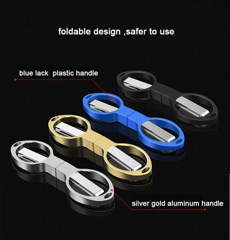 Carbon Steel Scissor Foldable Fishing Knot Braided Fishing Scissors Line Fishing Line Cutter Fishing Tackle Tool Cutting Wire images - 6