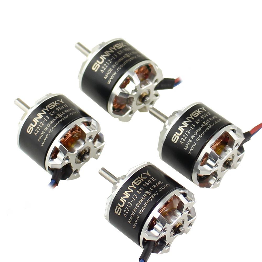 4 шт./лот SUNNYSKY A2212 2212 980KV бесщеточный двигатель с пропеллером 1045 DIY Multi-rotor | Игрушки и