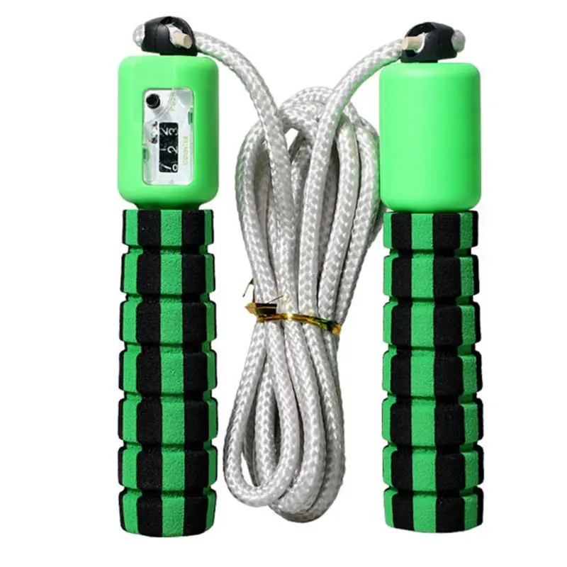 

Protable Soft Handle Automatic Counting Skipping Rope Adjustable Druable Speed A0KA