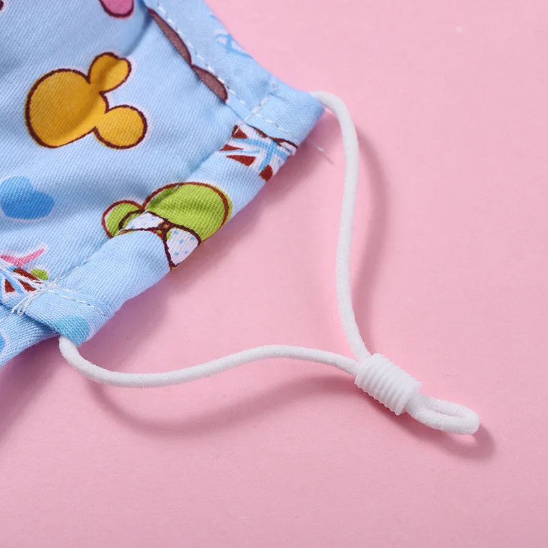 

50pcs New Fashion Kids Cartoon Print Transparent Face Mask with Eye Shield Deaf-mute Lip Language Adjustable Reusable Face Mask