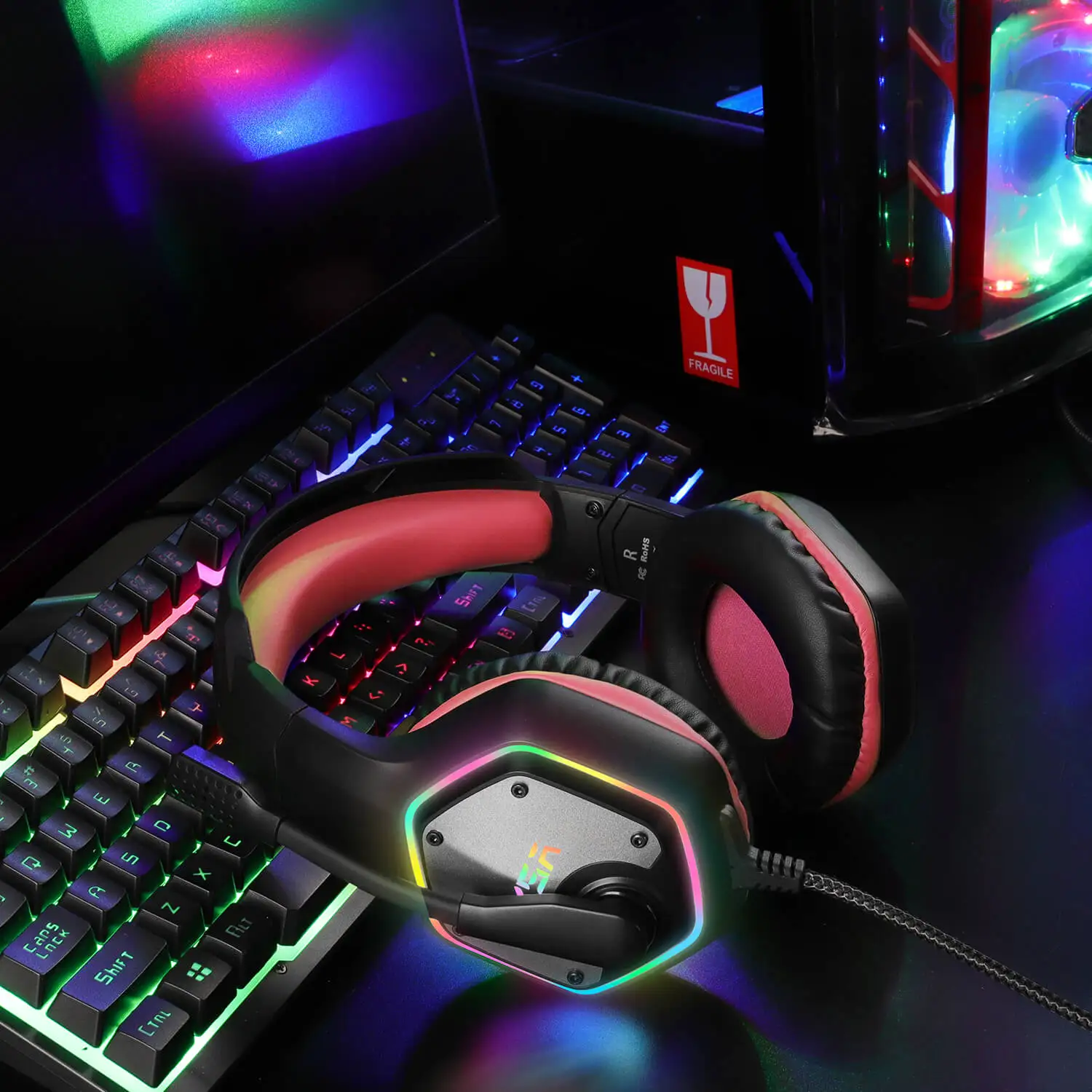 Eksa e1000 gaming headset 7.1 surround sound