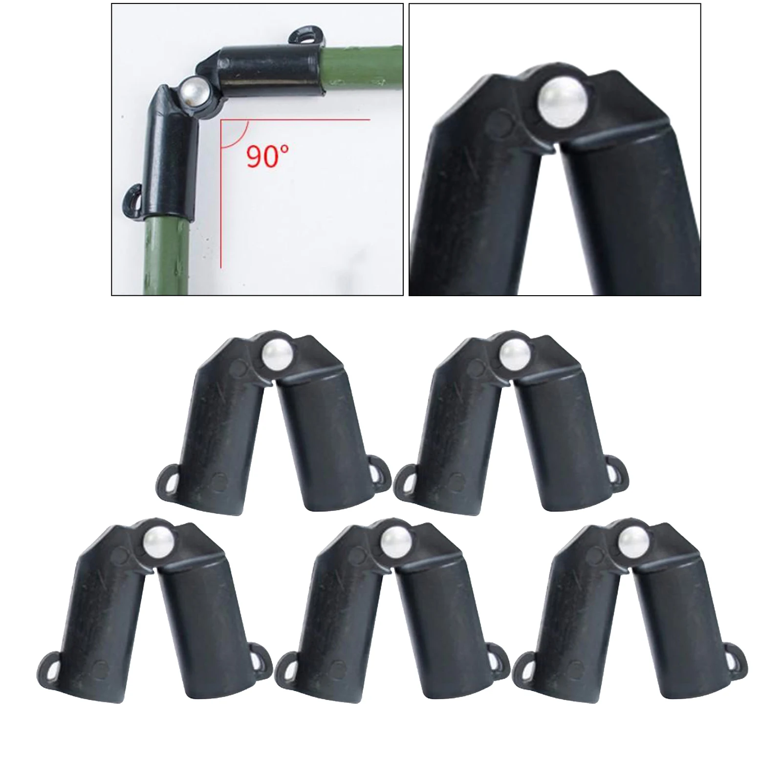 

5x Garden Plant Connector Adjustable Clip Pipe Plant Supports 8,11,16,20mm