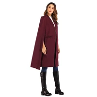 women new cloak windbreaker coat cloak casual solid color suit jacket ladies cotton streetwear cardigan womens cloak jacket