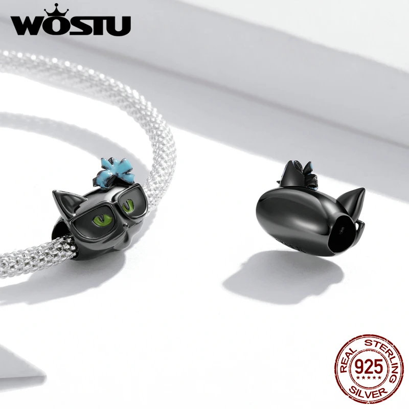 Подвеска из серебра 925 пробы в виде сердца флага кота | Украшения и аксессуары