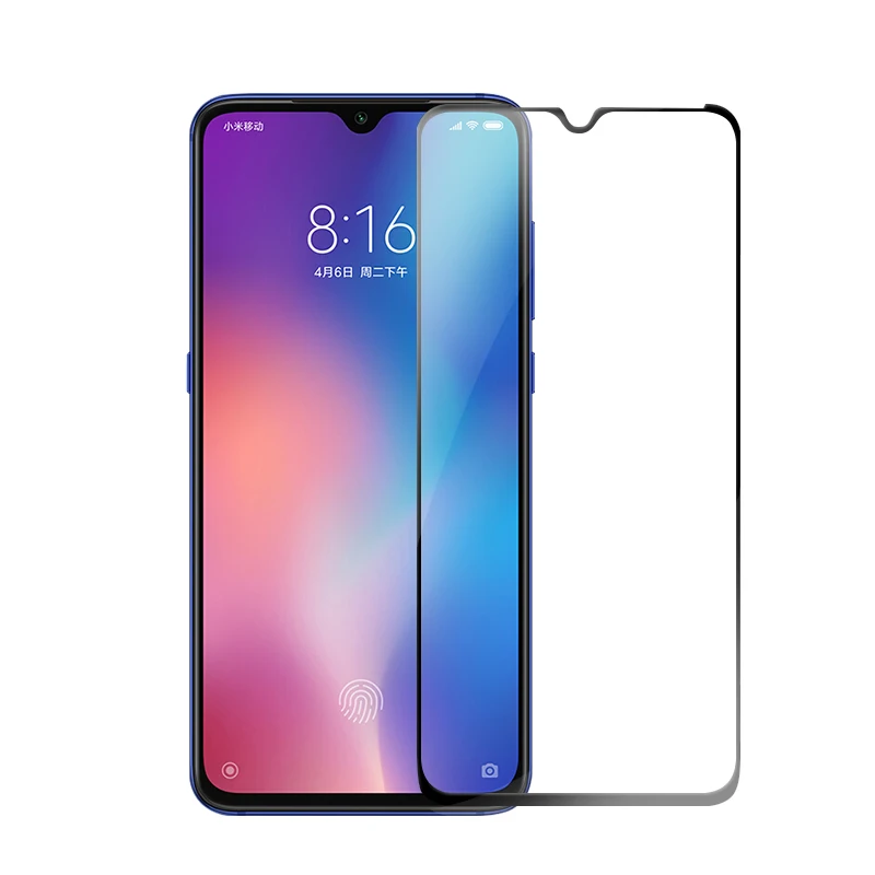 Для Xiaomi Redmi Note 8 Pro закаленное стекло переднее полное покрытие защита экрана