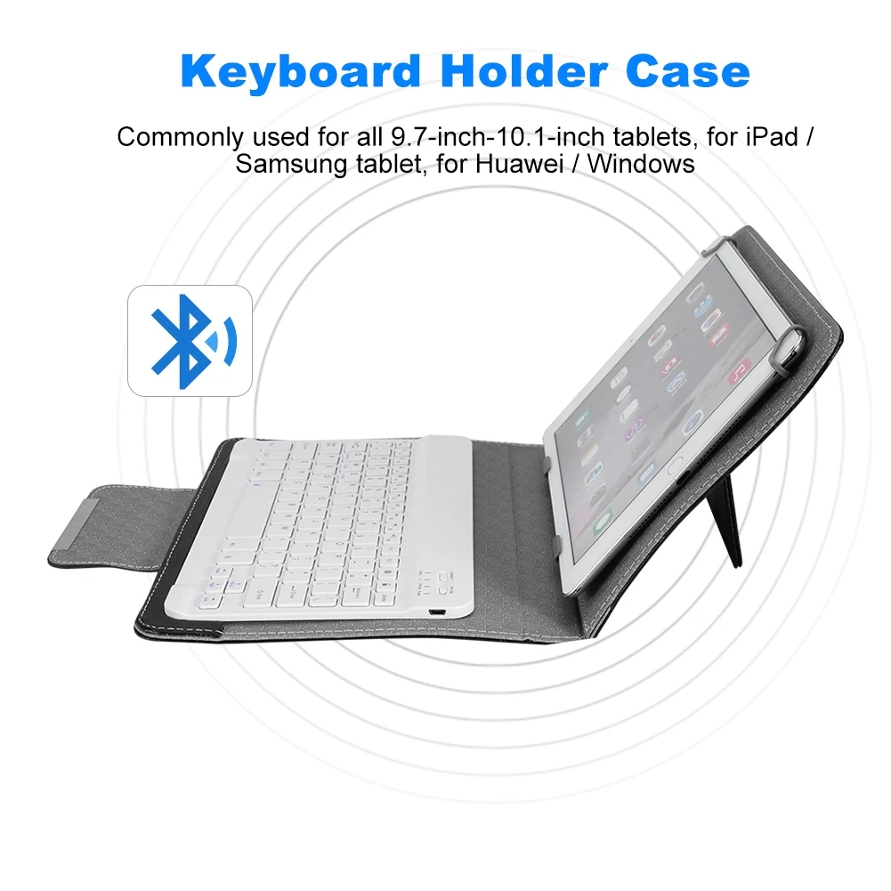 Портативная Мини Беспроводная Bluetooth клавиатура для планшета ноутбука смартфона