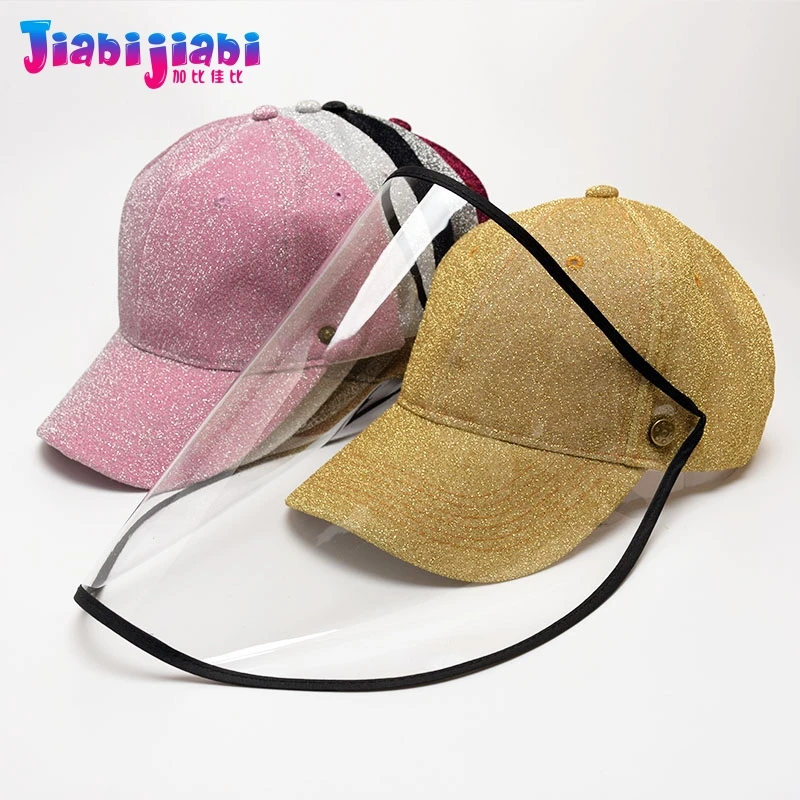 Летние шапки женская маска защита от вирусов пятки для лица модная пластиковый