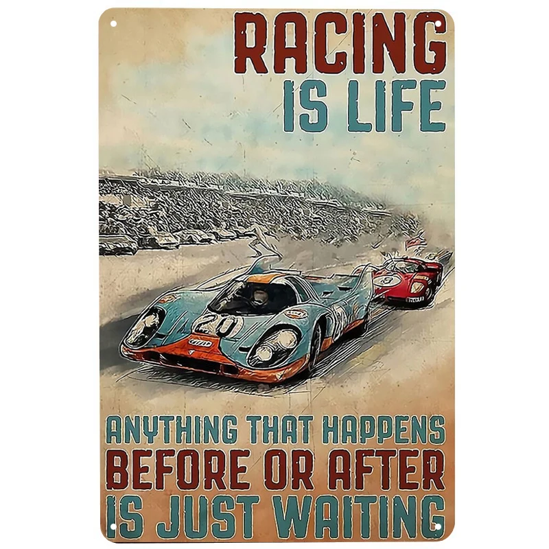 

Racing is life напечатанные винтажные строительные знаки, Забавный постер, декор для бара, паба, клуба, украшение для гостиной, дома
