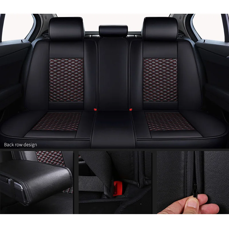 High quality PU Leather car seat covers fit hyundai getz grand starex veloster veracruz verna solaris of 2010 2009 2008 2007 | Автомобили