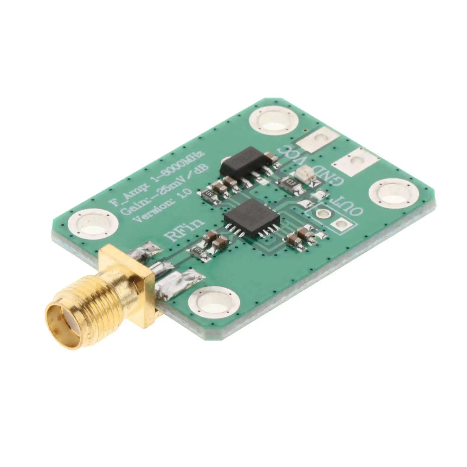

RF Logarithmic Detector 70dB Testing 7-15VDC Module Amplifier Power Meter for Spectrum Analyzer Signal Strength Indicator Rssi