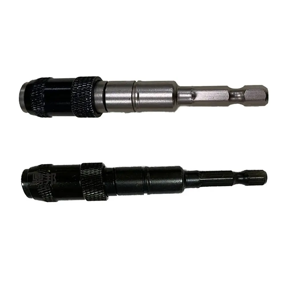 

1/4" Magnetic Screw Drill Tip Drill Screw Tool Quick Change Locking Bit Holder Drive Guide Drill Bit Extensions Pivot Drill