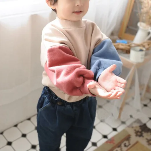 2021 winter new Korean boys and girls  warm wool cotton casual clothing loose toddler girl winter clothes