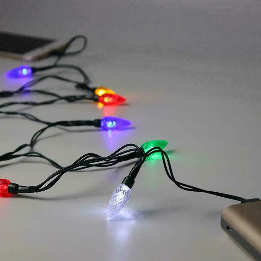 Счастливого Рождества светильник светодиодный USB кабель DCI зарядное устройство светильник ing Шнур для iPhone/Android