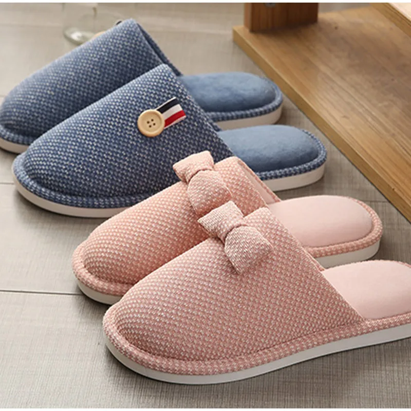 

тапочки Women Slippers Butterfly Warm House Shoes Female Winter Indoor Shoe Lady Soft Bedroom Flats Couples Autumn Winter