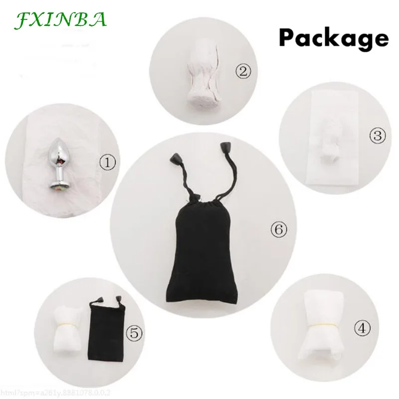 FXINBA Anal Plugs Metal Butt Plug Large Set Buttplug Beads Adults Sex Toys For Women Man Couple Gay Intimate Gifts | Красота и
