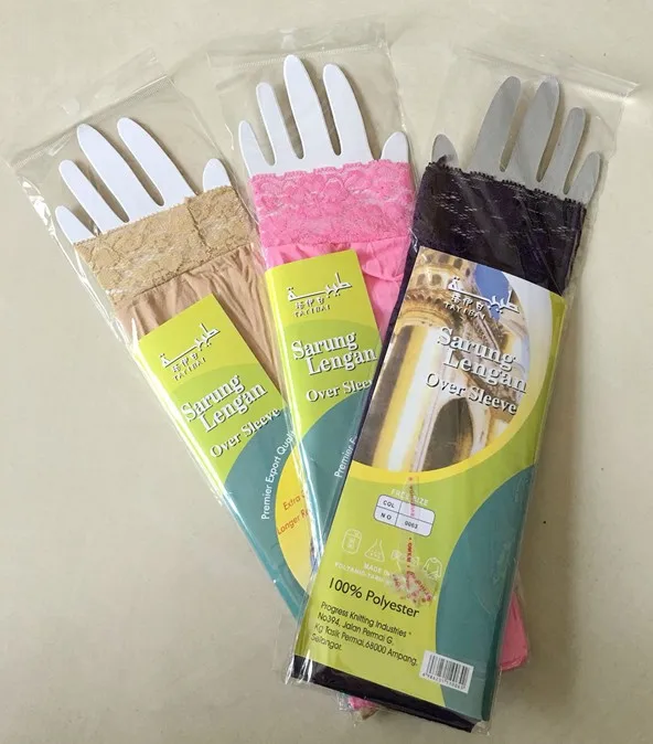 Женский эластичный чехол на руку Среднего Востока однотонные кружевные перчатки