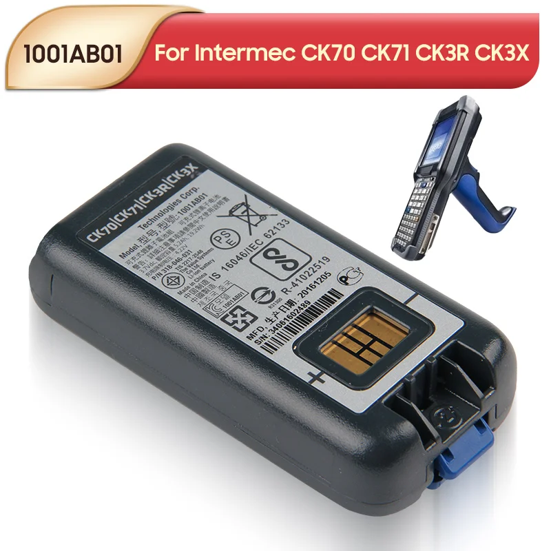 

Original Replacement Battery 1001AB01 For Intermec CK70 CK71 CK3R CK3X 19.2Wh Mobile Computers Batteries