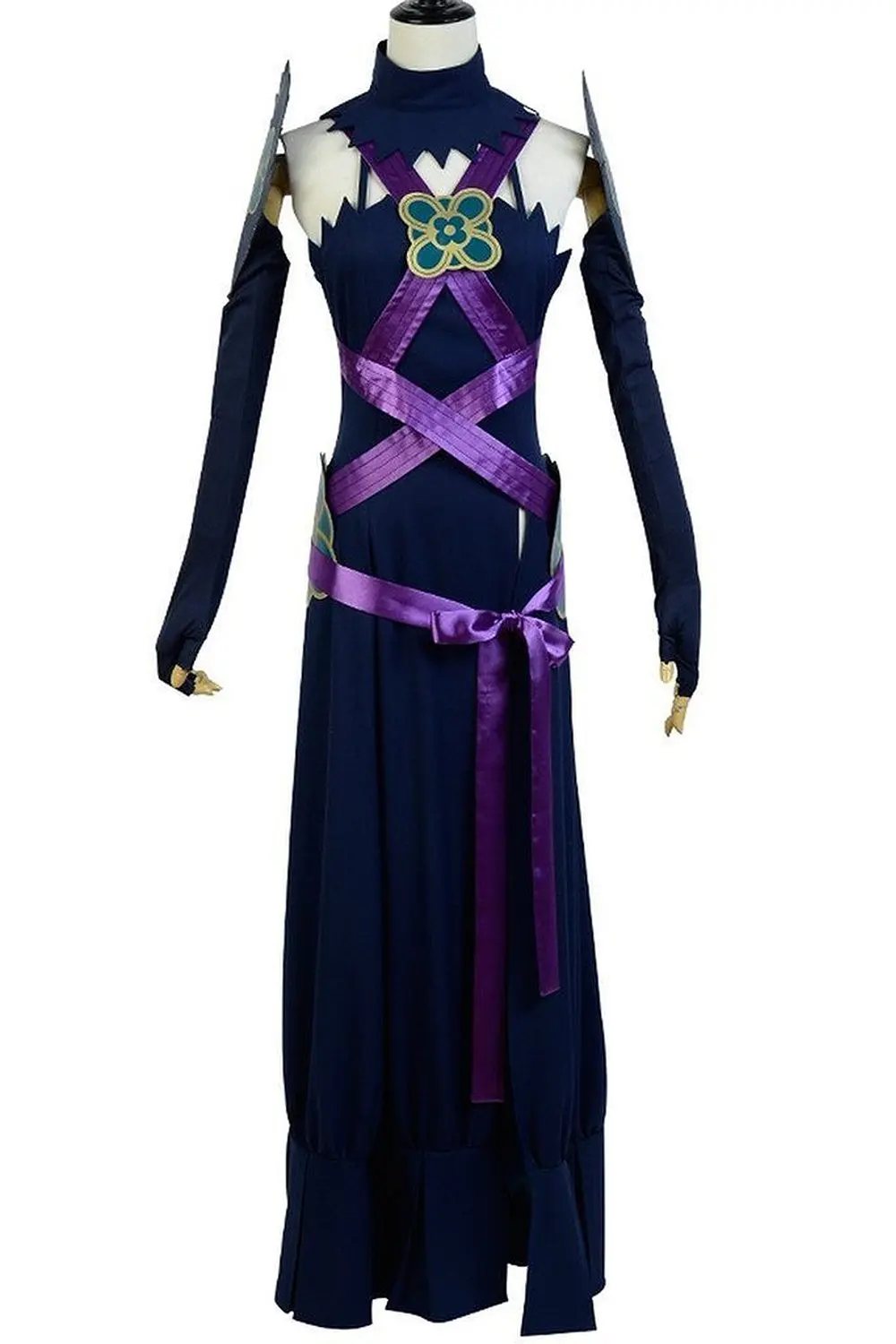 Темное платье Азура с эмблемой огня Fates костюм для косплея изготовленный на