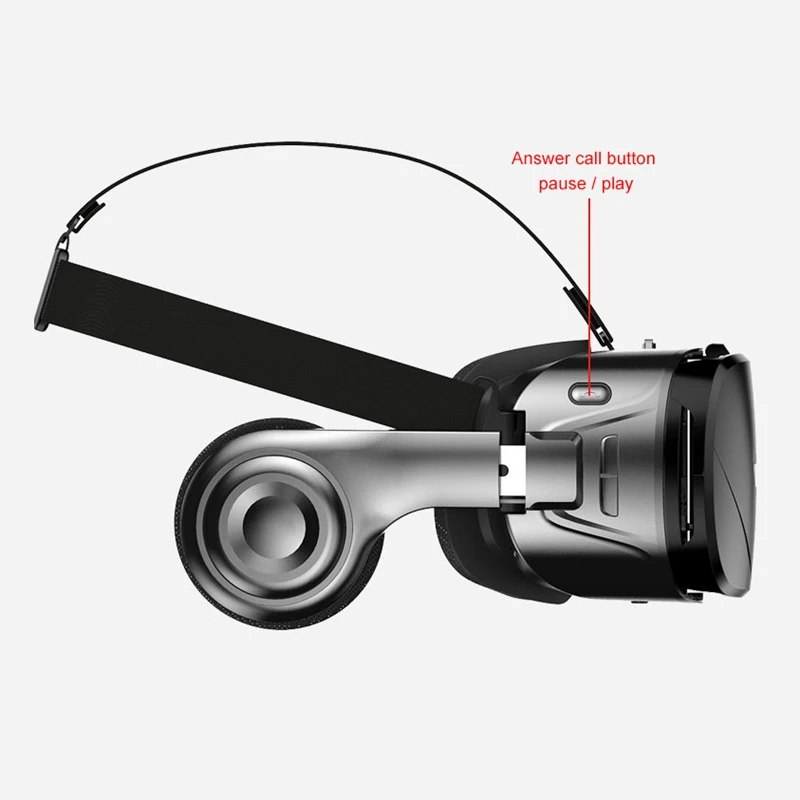 

Original Bluetooth Rockerl VR Virtual Reality 3D Glasses Box Stereo VR Google Cardboard Headset Helmet for IOS Android Smartphon