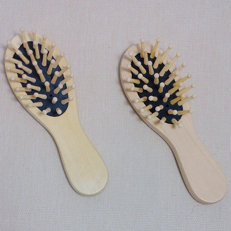 

Wooden Massage Comb Natural Wild Boar Bristles Anti-static Hair Scalp Paddle Brush Beech Wooden Handle Hair Brush Styling Tool