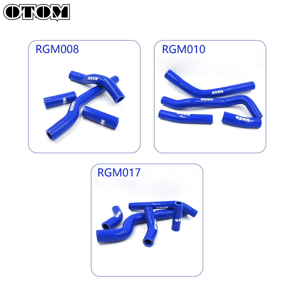 

OTOM Blue Motorcycle Silicone Radiator Hose Kit Motocross Engine Coolant Vacuum Gel Tube For YAMAHA YZ250 YZ250X WR250F YZ450F