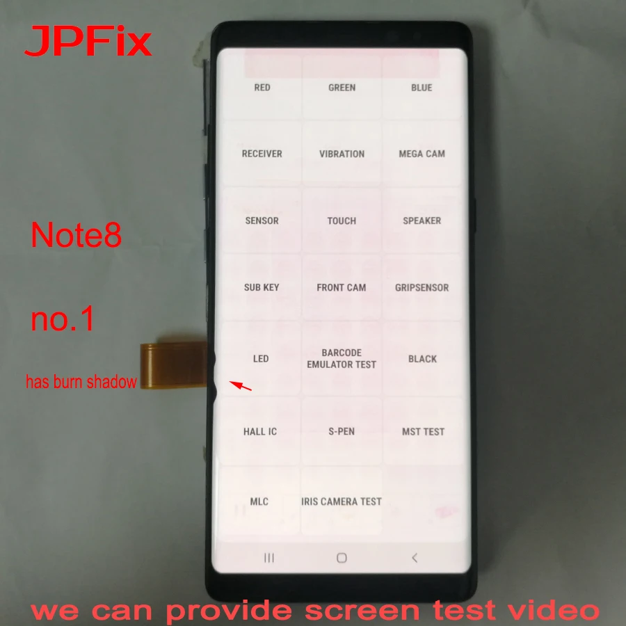 ЖК-дисплей JPFix для SAMSUNG Note 8 N950F панель из стекловолокна сменный дигитайзер |