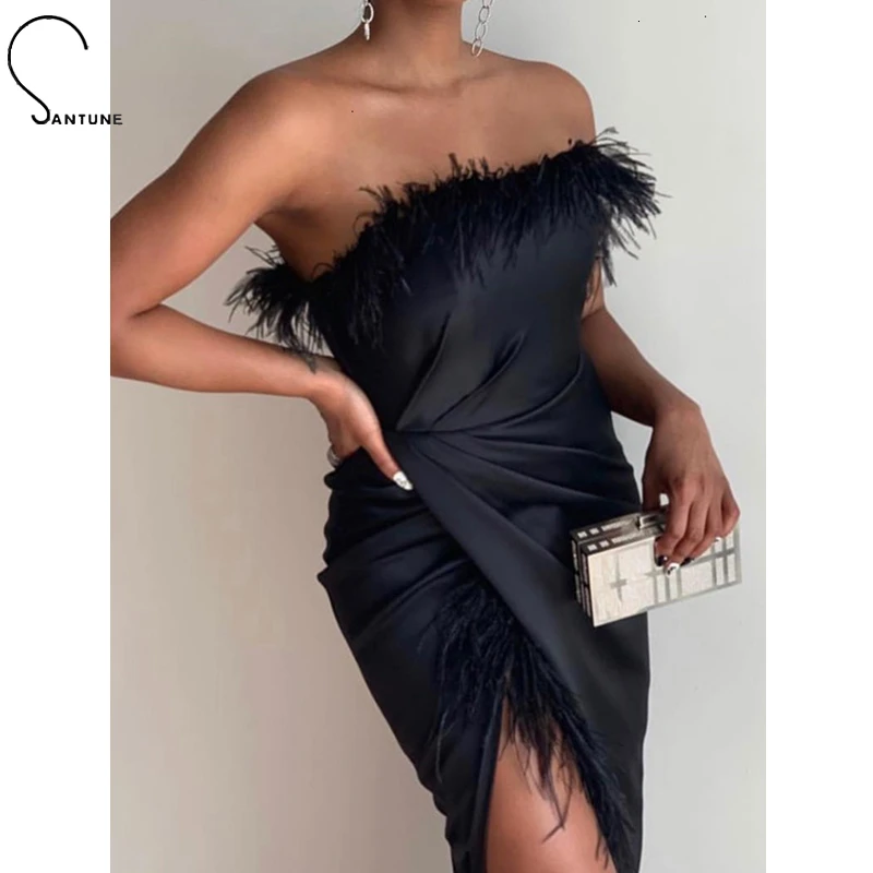 Вечернее Клубное платье с разрезом по бокам сексуальное длинное облегающее без