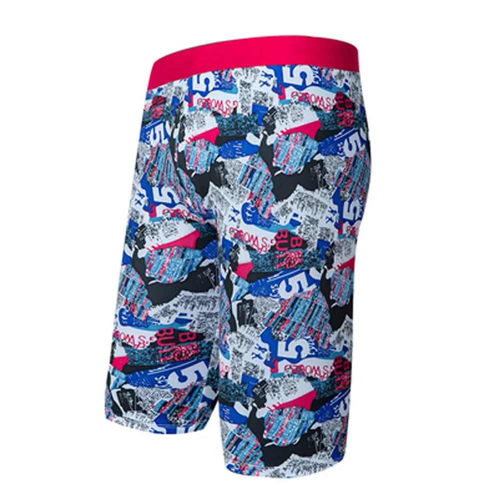 Мужские купальники быстросохнущие плавки дышащий купальник боксеры с принтом