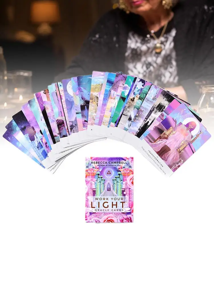 44 листа Oracle Tarot карты листы работают ваш светильник доска колода игры палинг