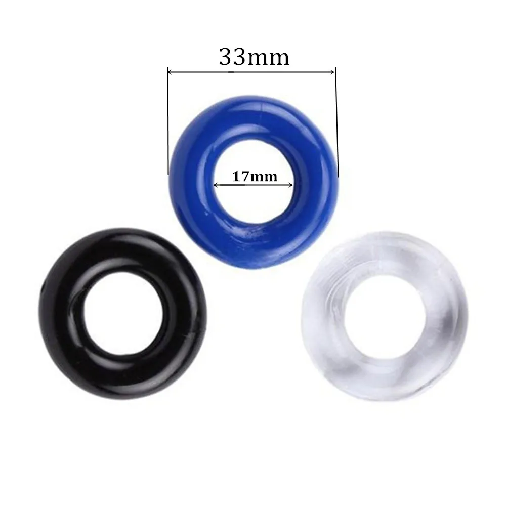 3Pcs Penis Erection Ring Delaying Ejaculation Cock Rubber Rings Enlargement Sex Toys for Man Lock | Красота и здоровье