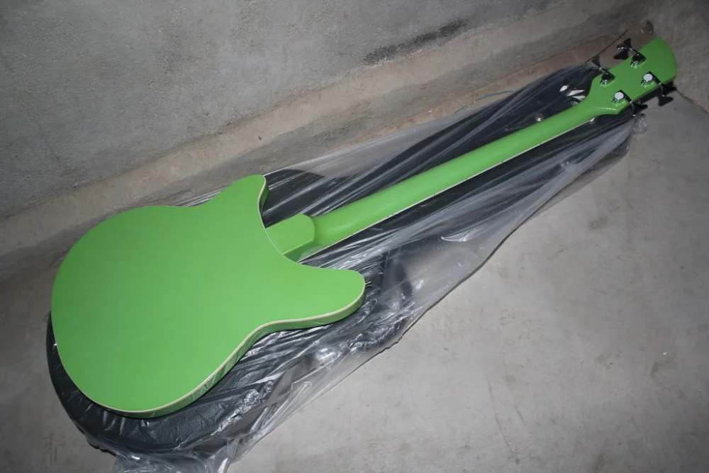 4 струны Rickenback 360 электрический бас Greenburst Ricken 330 бас-гитара Ric bass бесплатная