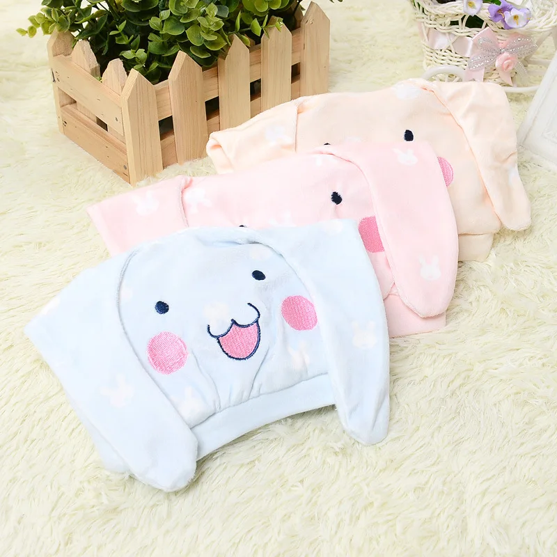 Шляпка для девочки шапка с заячьими ушами девочек Хлопковое бантиком детская