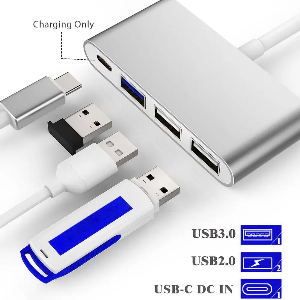 4 в 1 usb type c концентратор usb тип c до usb 30 д