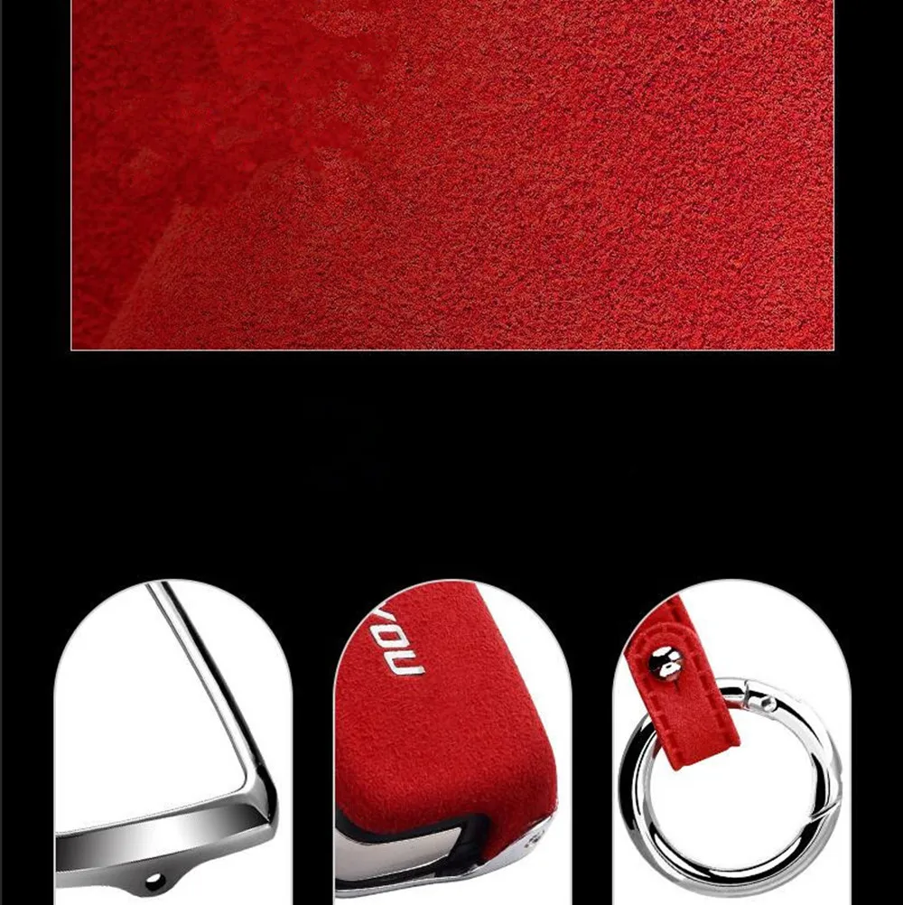 

car accessories For Volkswagen 2016 2017 Passat B8 Skoda Superb A7 Car Key Case Cover Genuine Leather Galvanized Alloy