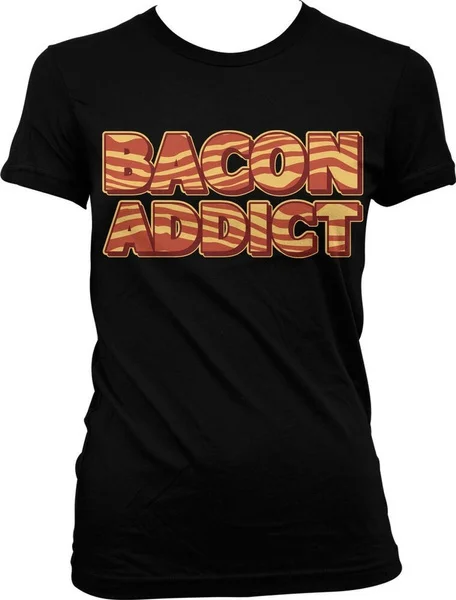 

Bacon Addict, Bacon Addiction, Eat Bacon, Bacon Rehab Junior's T-shirt