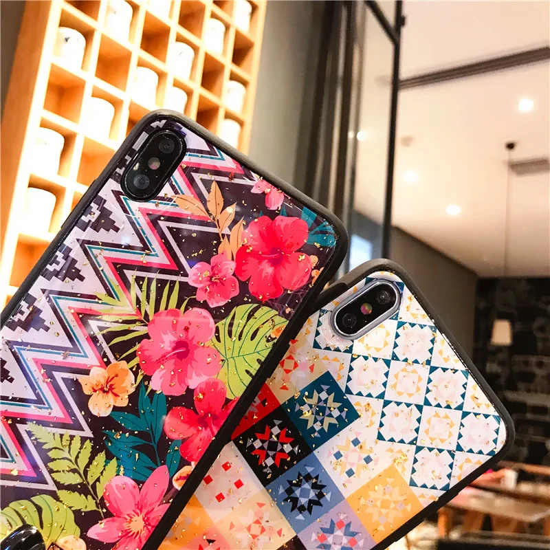 

Luxury National Platinum Epoxy TPU Glitter phone case for iphone 11 pro max 6 6s 7 8 plus cover for iphone X XS MAX XR FUNDA