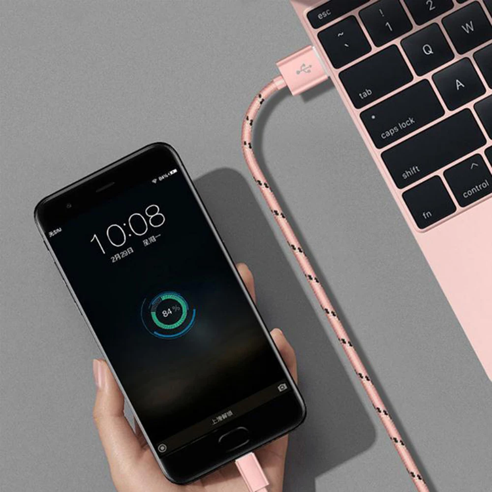 2.4A usb type-C зарядный кабель для samsung S8 S9 Быстрая зарядка шнур данных для huawei P10 P20 Pro Xiaomi Mi8 6 кабели зарядного устройства для телефонов
