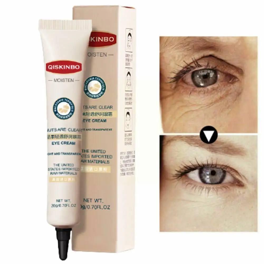 

​20g Nut Oil Soothing Eye Cream Fade Dark Circles Eye Bags Fine Line Relieve Eye Fatigue Moisturizing Eyes Care Serum Essence