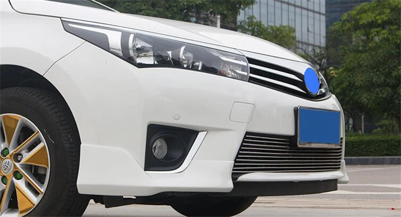 Для пары Toyota Corolla Splitter Губы передний автомобильный спойлер 16 передний бампер диффузор протектор кузова Комплект спойлер Corolla