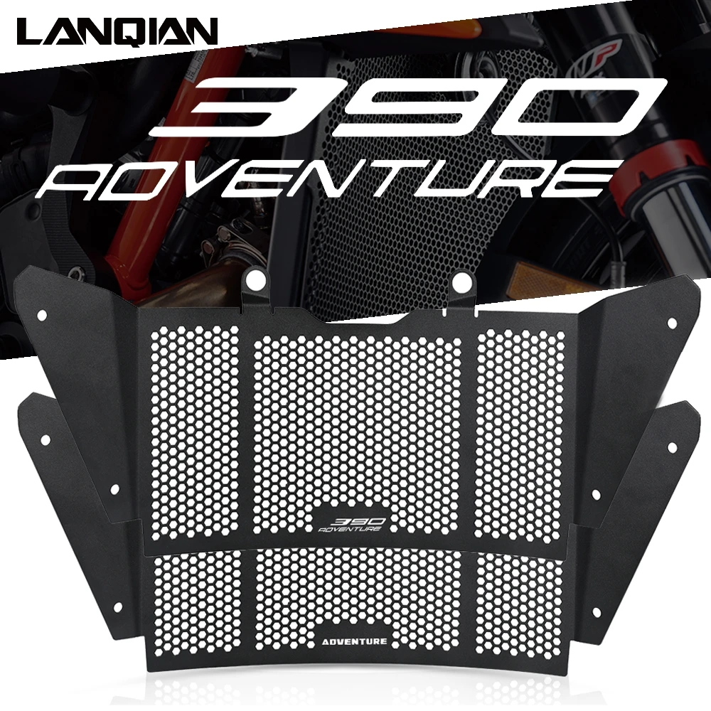 

Motorcycle Aluminum Radiator Grille Guard Cover Protection Parts For 390 ADVENTURE ADV 390ADVENTURE 2019 2020 2021 Accessories