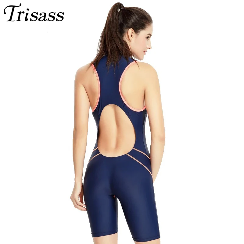Trisass 2021 женский Профессиональный слитный купальник пятые брюки купальная одежда