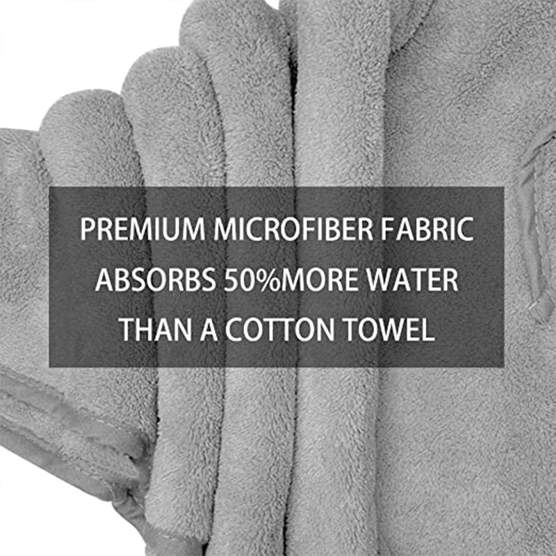 

Women Bathroom Super Absorbent Quick-Drying Coral Fleece Bath Towel Hair Dry Cap Salon Towel Rapid Drying Hair Towel