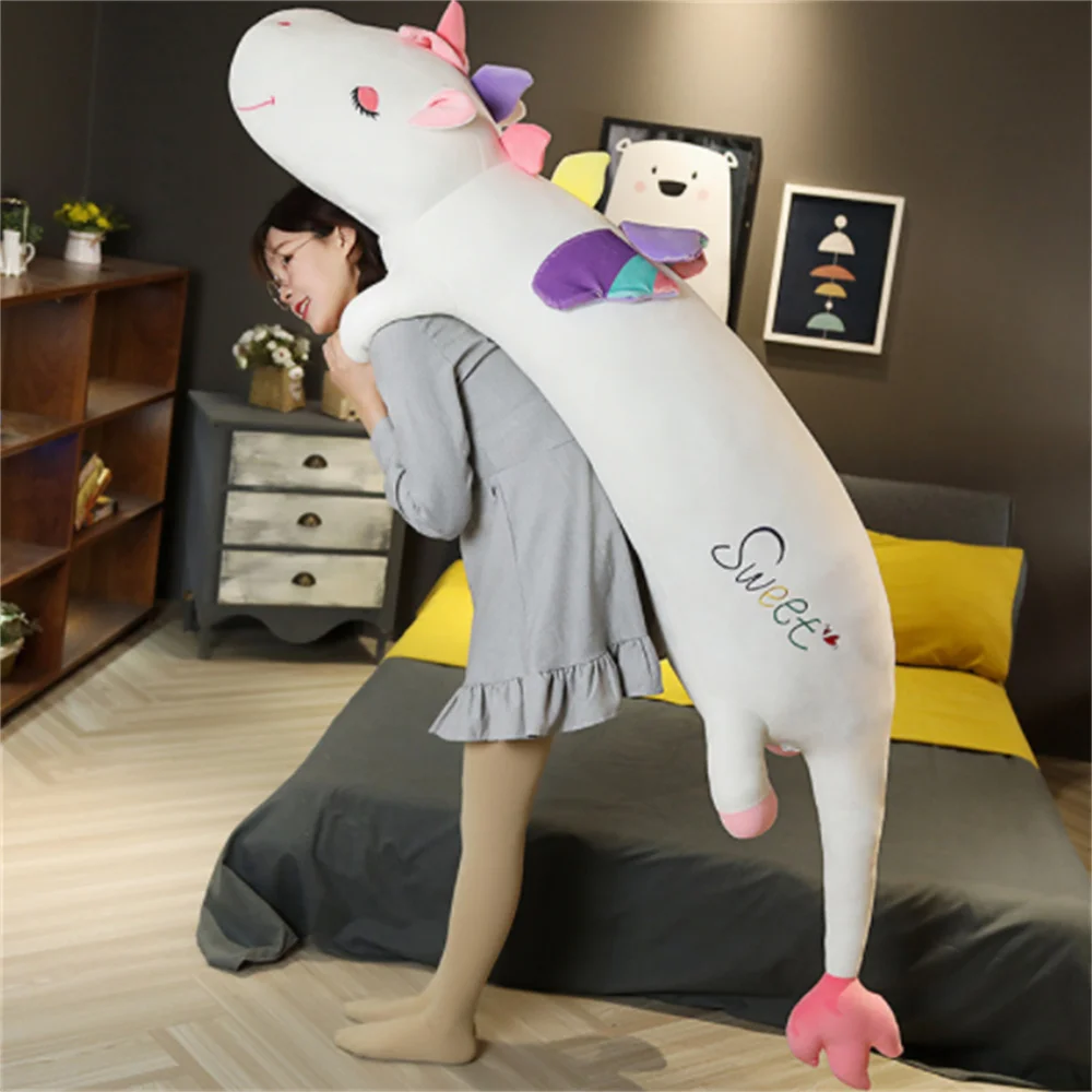

Unicorn Plush Toys Large Cute Animal Stuffed Soft Appease Sleeping Pillow Dolls Baby Kids Boys Girls Birthday Christmas Gifts