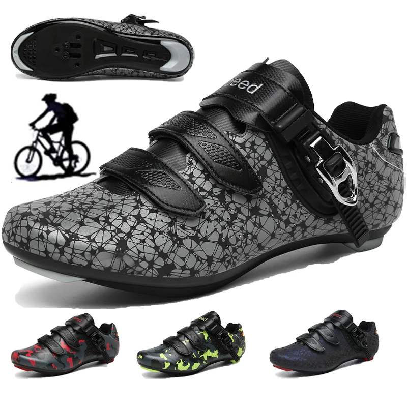 

Кроссовки велосипедные унисекс, профессиональная спортивная обувь для горных велосипедов, самоблокирующиеся, для езды на велосипеде