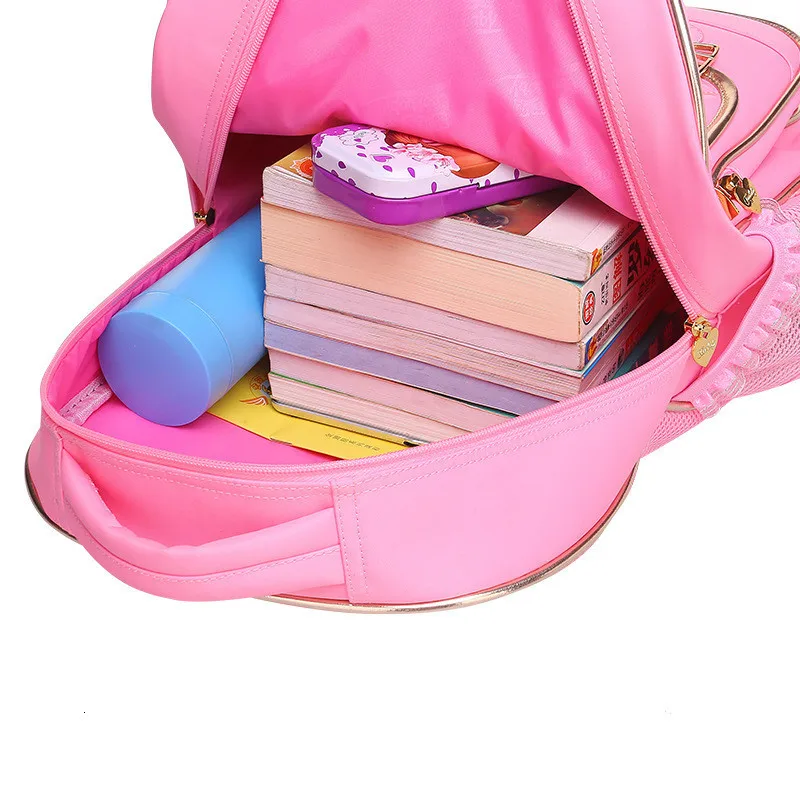 Bags Children School 2023 girls Orthopedic school backpack kids schoolbag Waterproof Princess Backpack Teenager Mochila Infantil