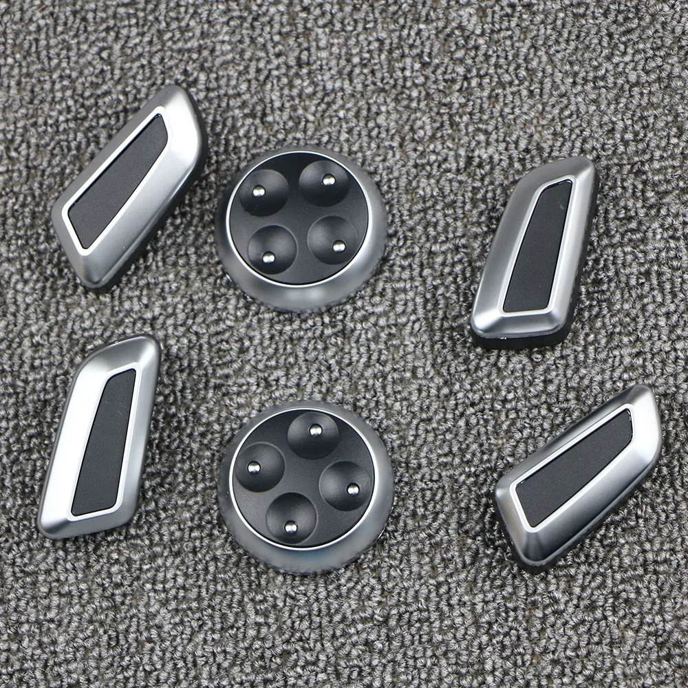 Botón de ajuste de asiento de 6 piezas, interruptor para VW Jetta MK5 GTI Passat B7 CC Tiguan, Audi Q3 Q5 A3 A4 A5 A7
